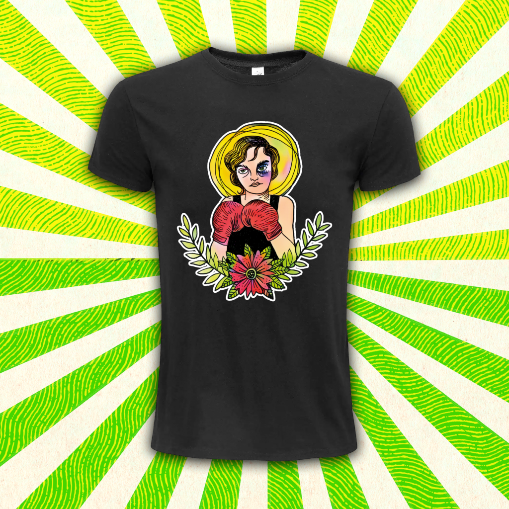 T-shirt Boxeuse par Lashka