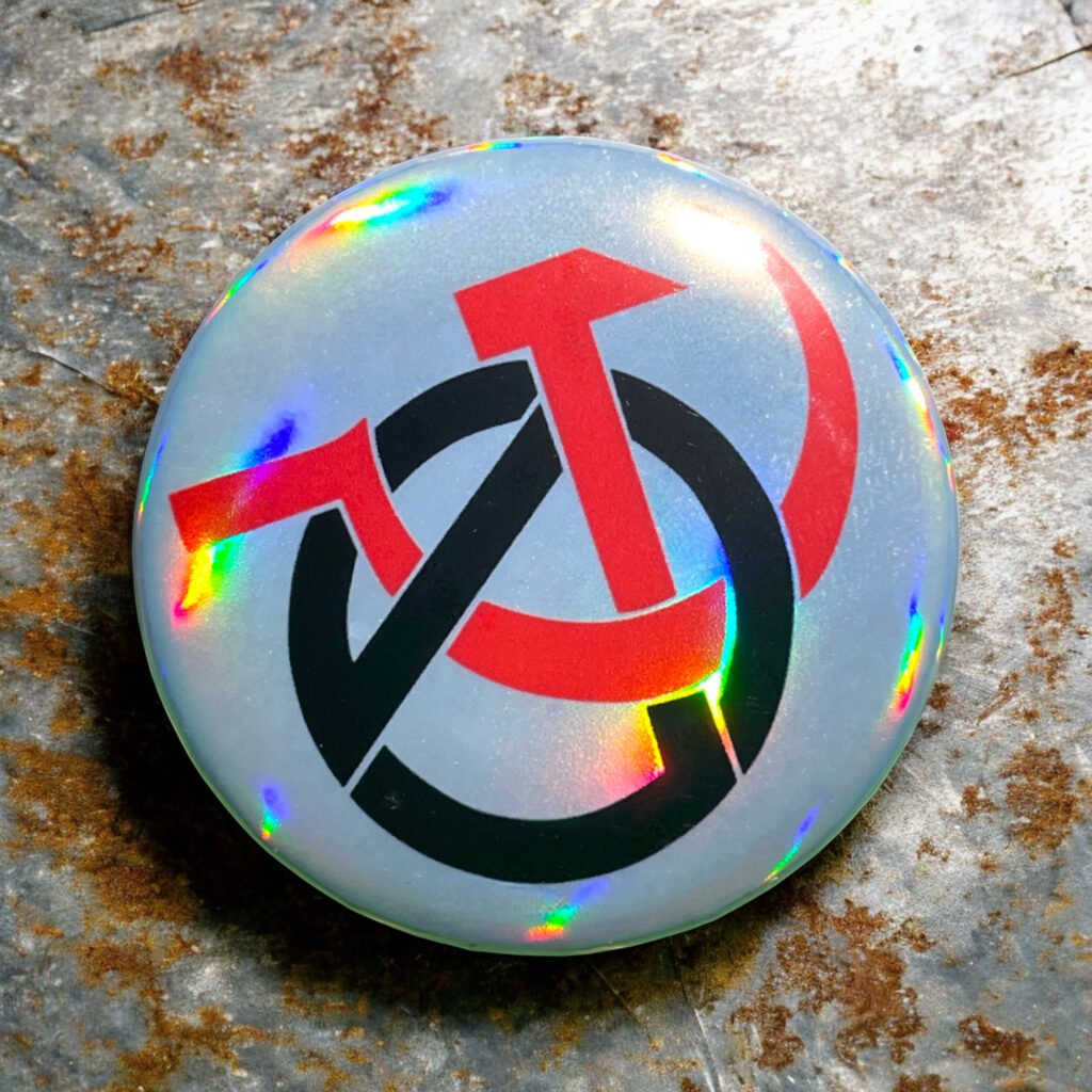 Badge holographique Anarcho-communisme