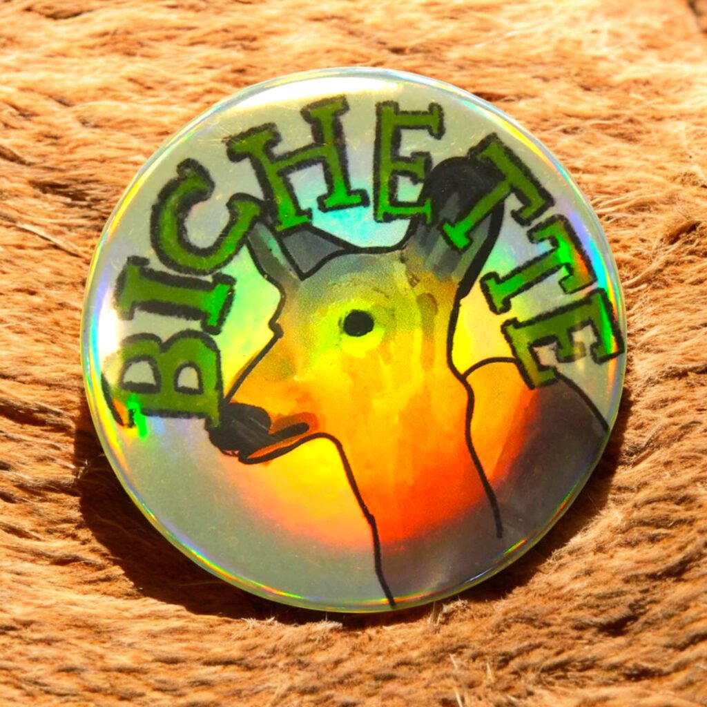 Badge holographique Bichette