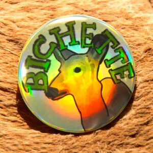 Badge holographique Bichette