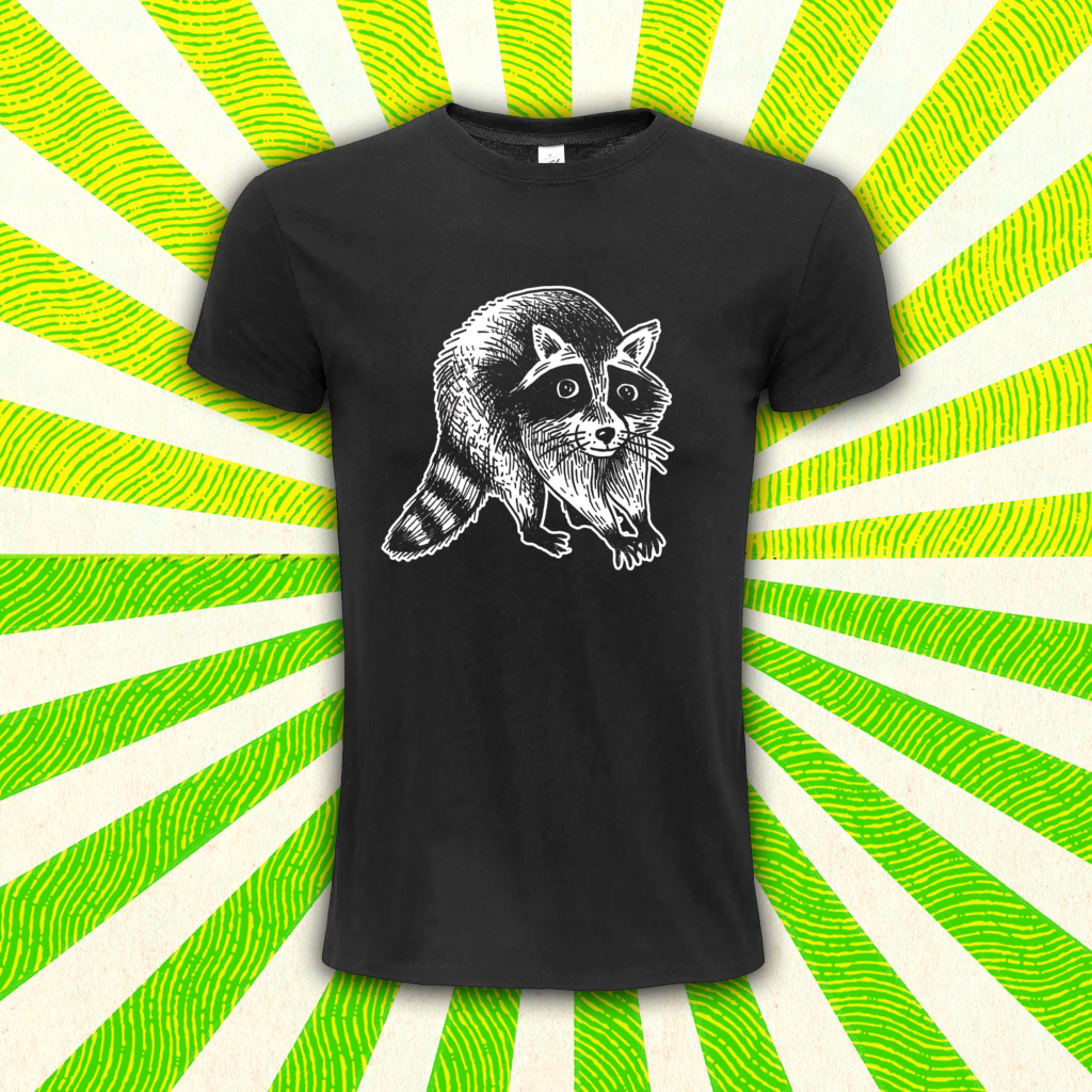 T-shirt Raton-laveur par Lashka