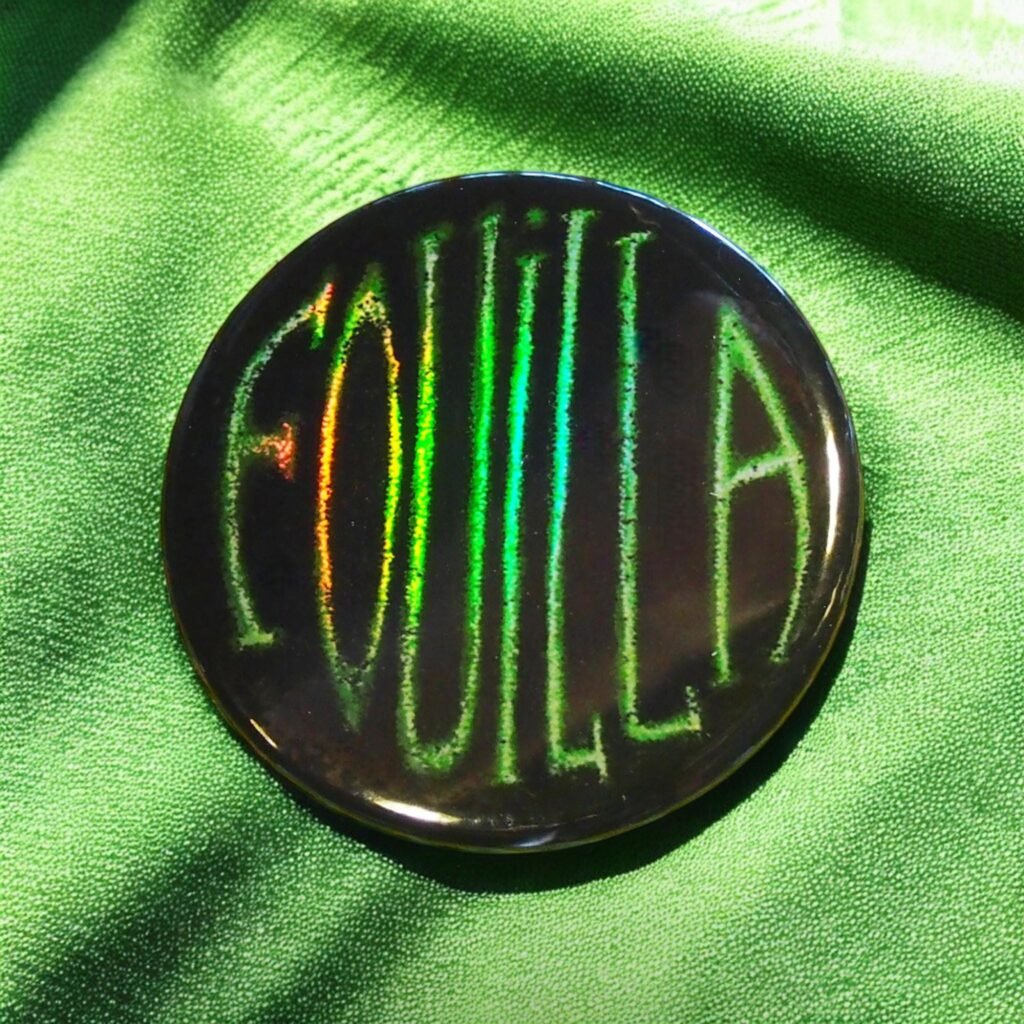 Badge Holographique Fouilla expression gaga de Saint Etienne